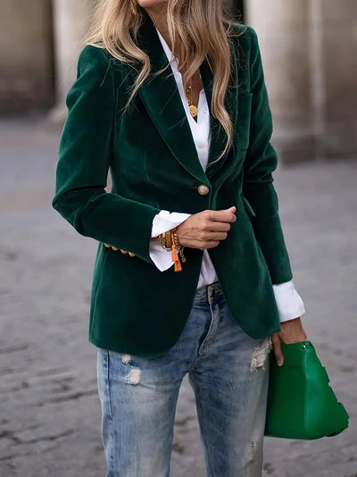 JULISSA | ELEGANTER VELVET BLAZER