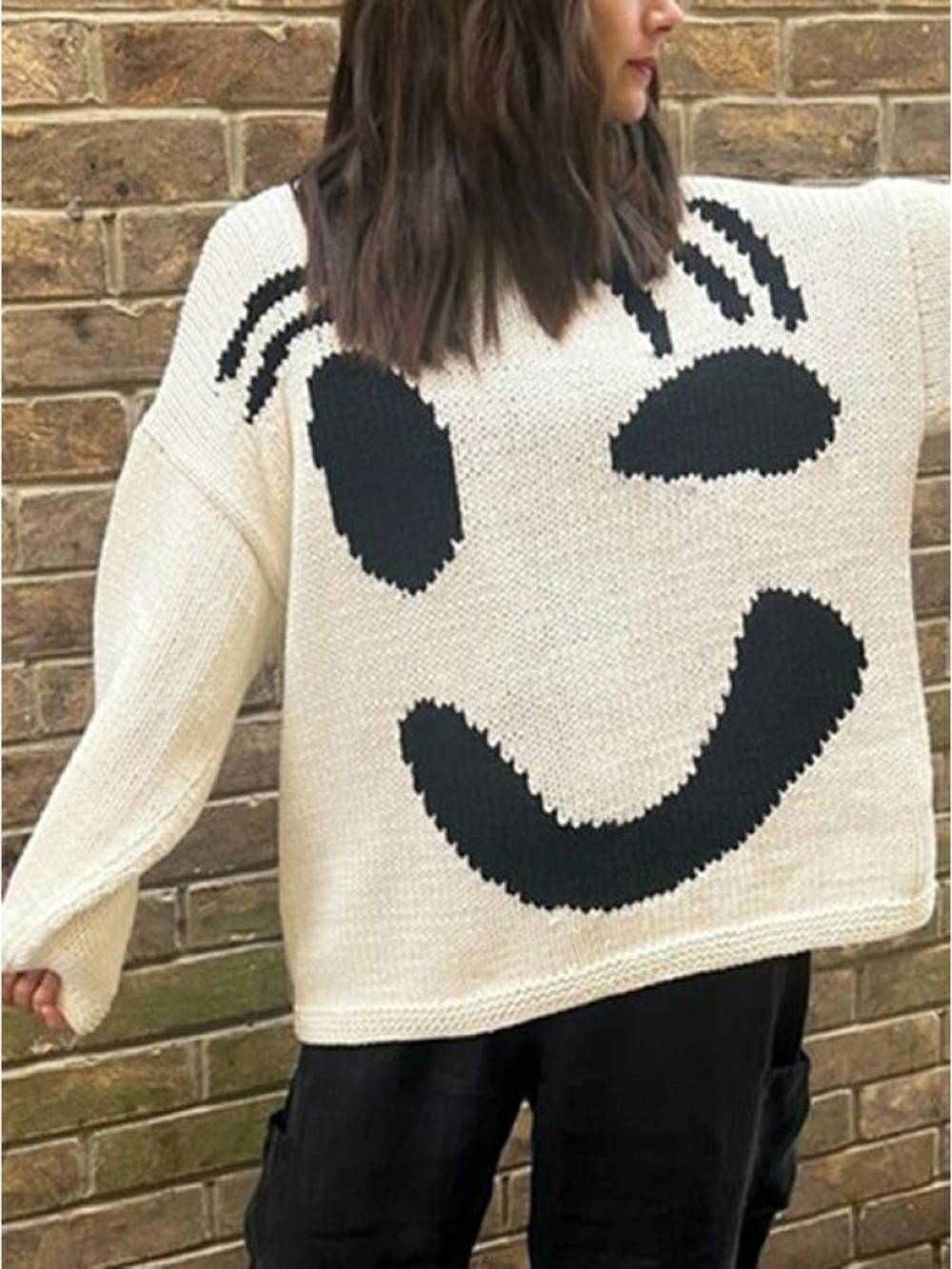 Fröhlicher Sonntag Wohlfühl-Strickpullover