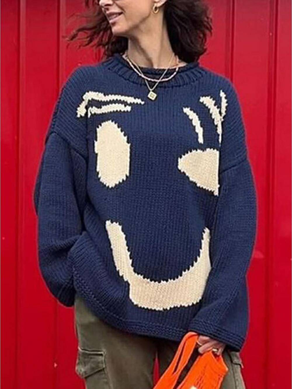 Fröhlicher Sonntag Wohlfühl-Strickpullover