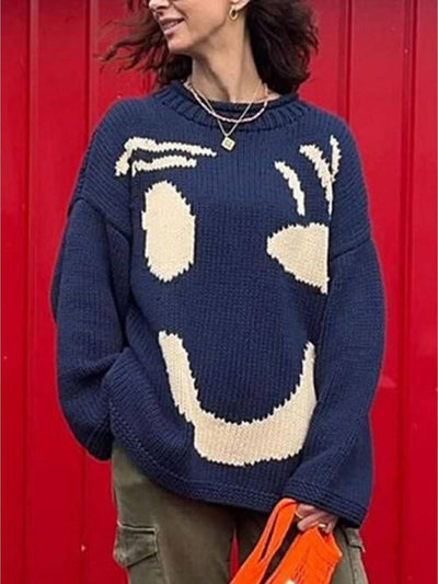 Fröhlicher Sonntag Wohlfühl-Strickpullover