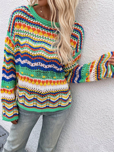 Langer Wochenendpullover