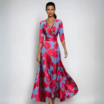 Chloe | Elegantes Blumen-Kleid