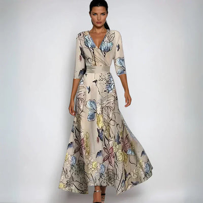 Chloe | Elegantes Blumen-Kleid