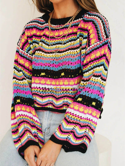 Langer Wochenendpullover