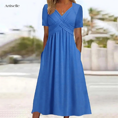 Alena - Elegantes Kleid mit Bauchbedeckung