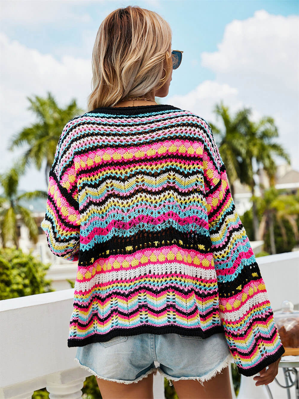 Langer Wochenendpullover