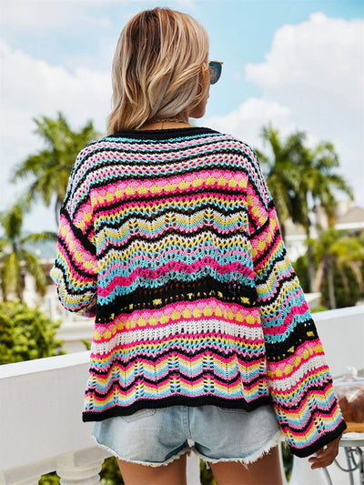 Langer Wochenendpullover