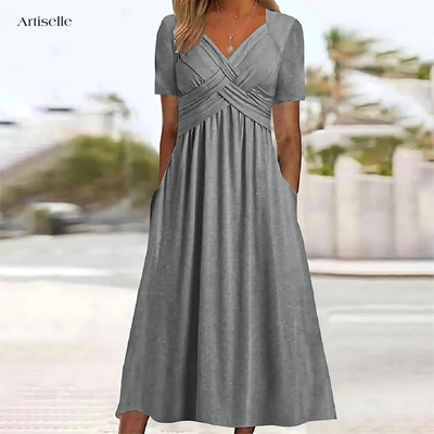 Alena - Elegantes Kleid mit Bauchbedeckung