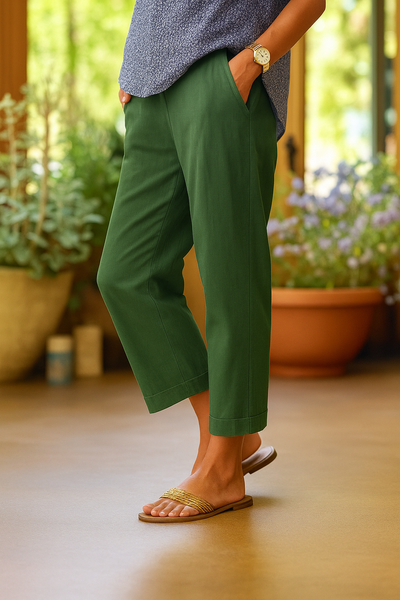 Brigida - Sommerliche Leinen- und Baumwollhose