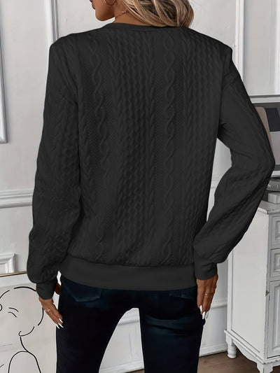 Elysha™ - Texturiertes Quarter-Zip Pullover