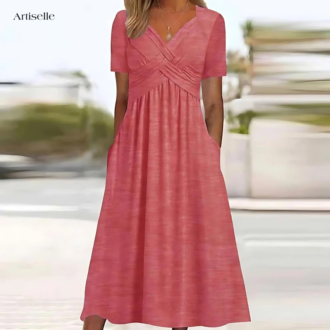Alena - Elegantes Kleid mit Bauchbedeckung