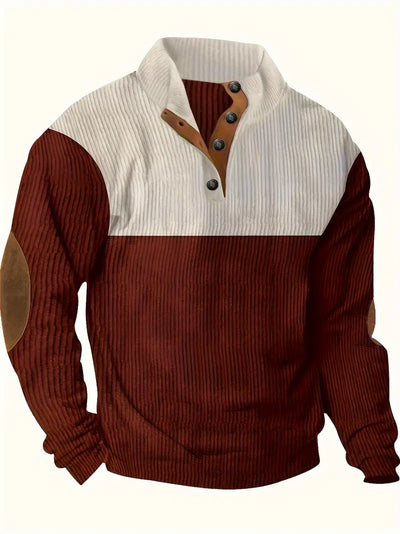 Manfred | Stylischer Color-Block Pullover