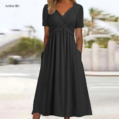 Alena - Elegantes Kleid mit Bauchbedeckung
