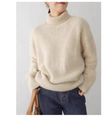 LOTTIE™ | CASHMERE-PULLOVER MIT STEHKRAGEN