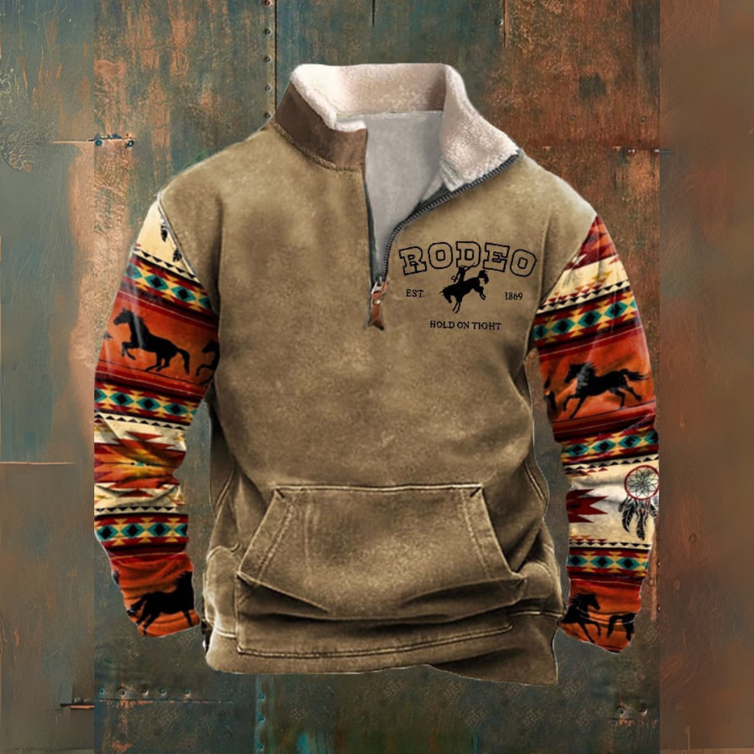 RODEO — Herbst-Winter Halbzip-Jacke