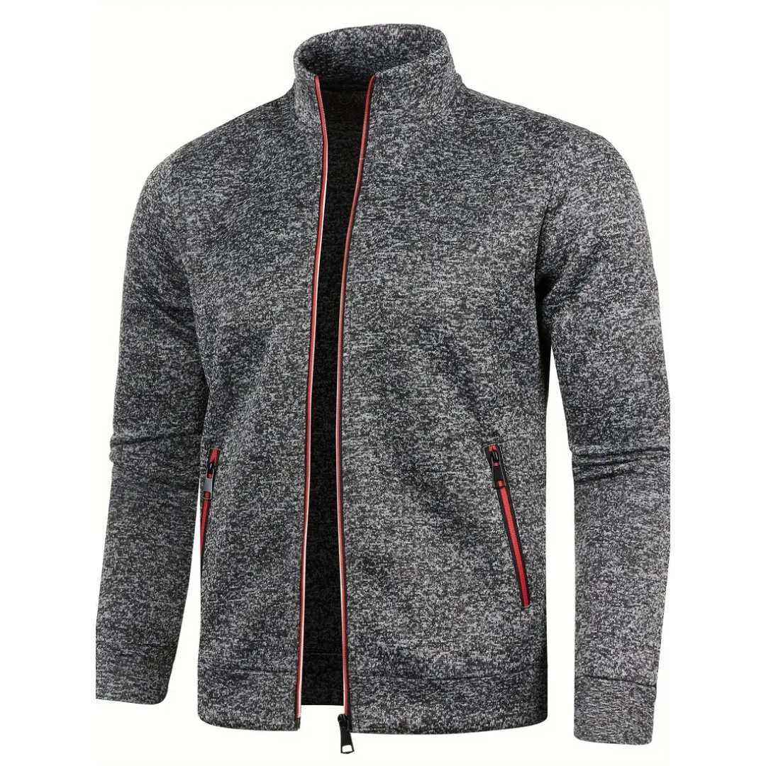 Henrik™ – Zeitloses Strickjacke mit Reißverschluss