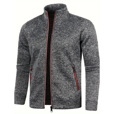 Henrik™ – Zeitloses Strickjacke mit Reißverschluss