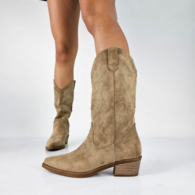 Cowboy-Stiefeletten mit Blockabsatz für Urbanen Chic 3