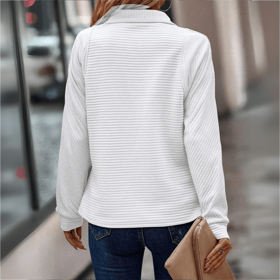 Jenica | Schicker Halb-Zip Pullover