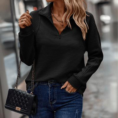 Jenica | Schicker Halb-Zip Pullover