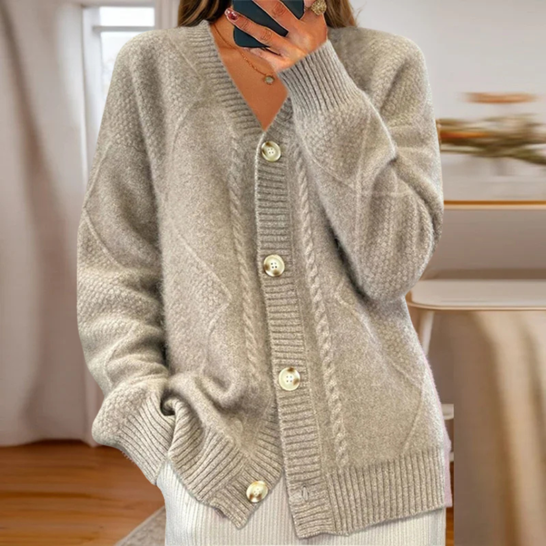 Éloise | Kabelstrick-Cardigan