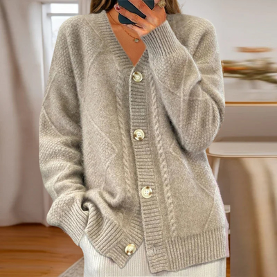 Éloise | Kabelstrick-Cardigan