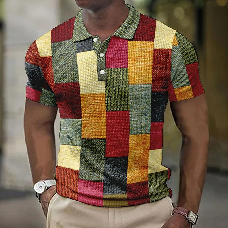 Detlef™ | Bedrucktes stilvolles Poloshirt in mehreren Farben