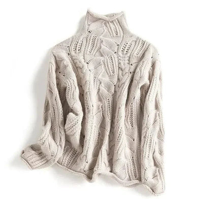 Maria - Eleganter Rollkragenpullover