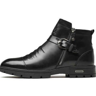 Schwarze Herren Stiefel für Elegante Anlässe 1
