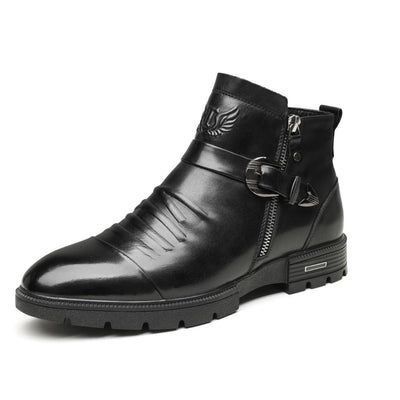 Schwarze Herren Stiefel für Elegante Anlässe 2
