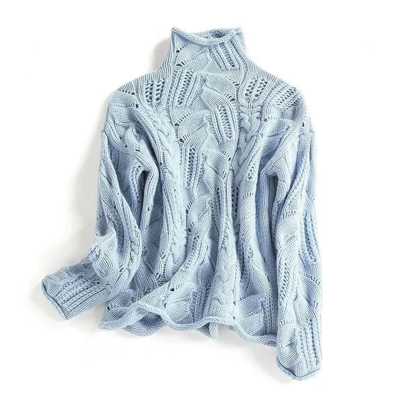Maria - Eleganter Rollkragenpullover