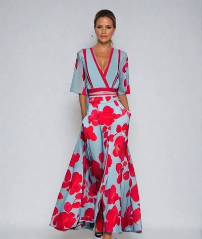 Chloe | Elegantes Blumen-Kleid