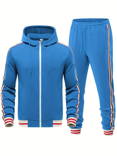 Stylischer Trainingsanzug mit Modernem Streifenlook 0