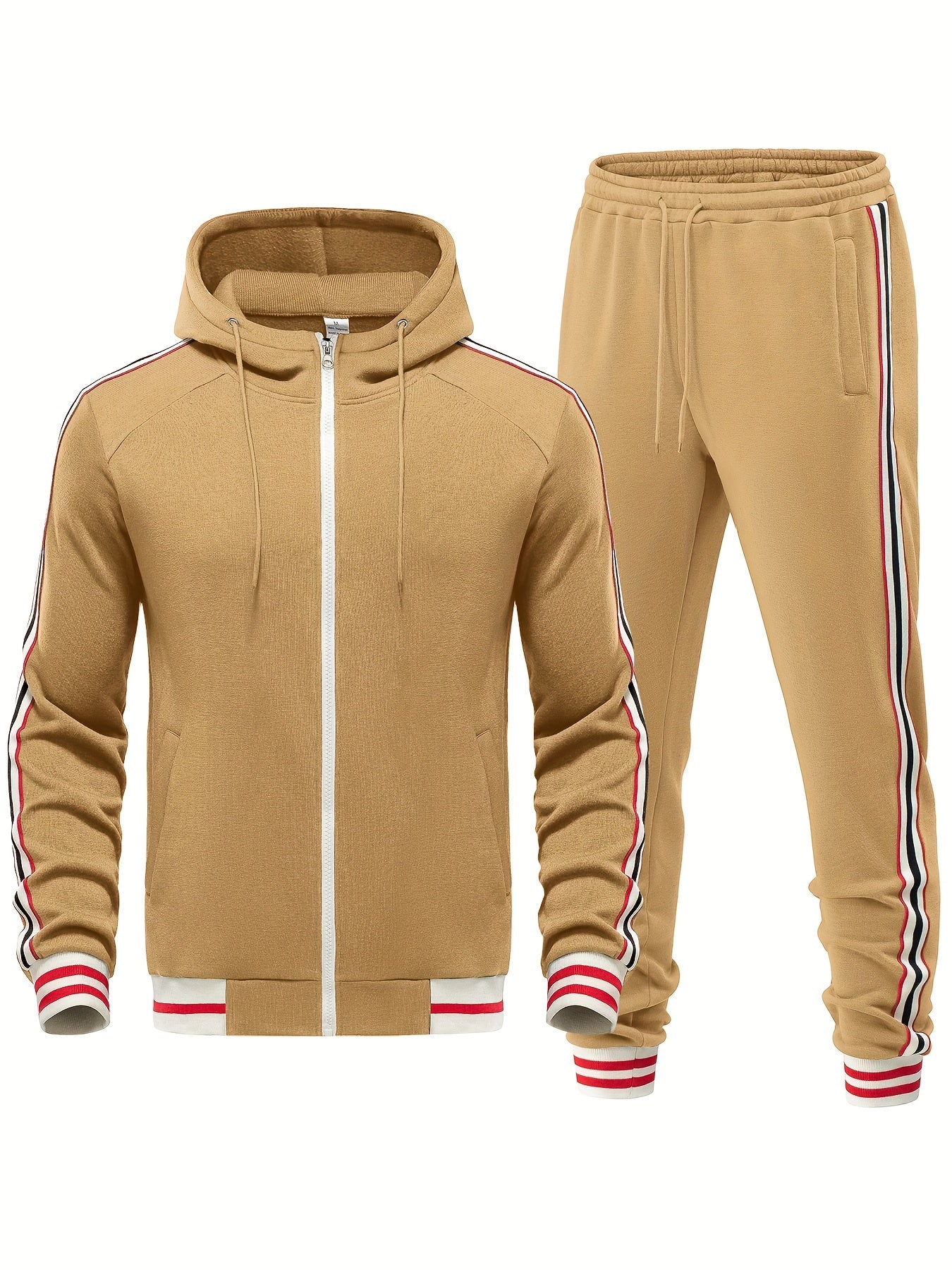 Stylischer Trainingsanzug mit Modernem Streifenlook 3