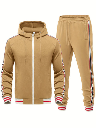 Stylischer Trainingsanzug mit Modernem Streifenlook 3
