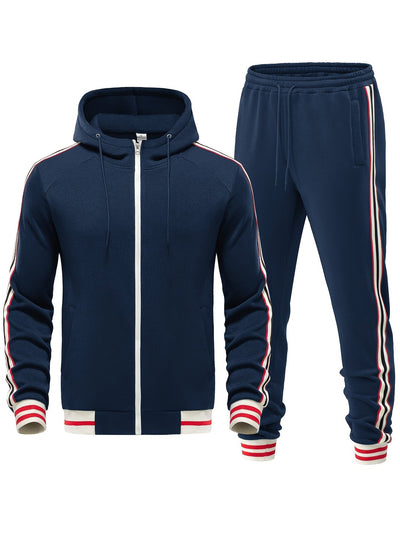 Stylischer Trainingsanzug mit Modernem Streifenlook 4