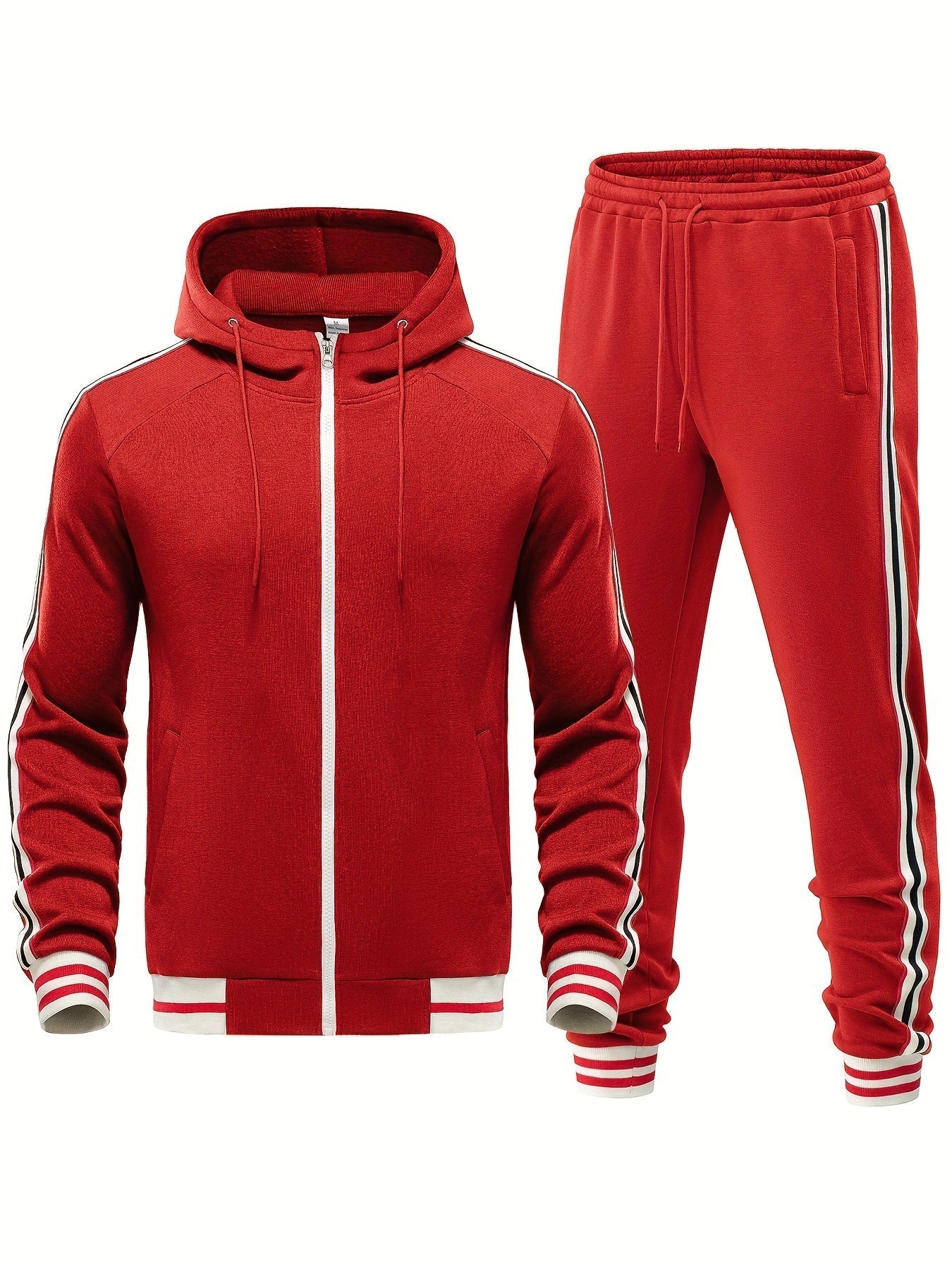 Stylischer Trainingsanzug mit Modernem Streifenlook 5