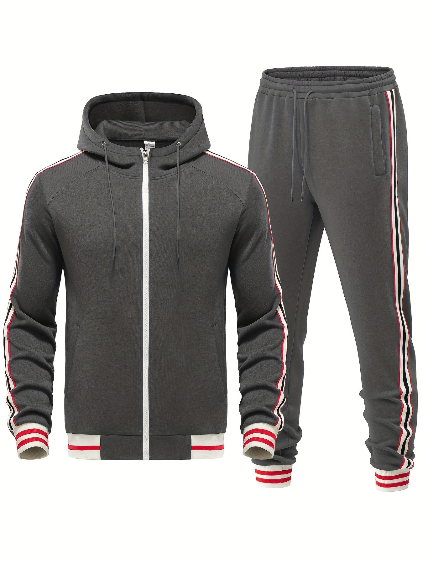Stylischer Trainingsanzug mit Modernem Streifenlook 6