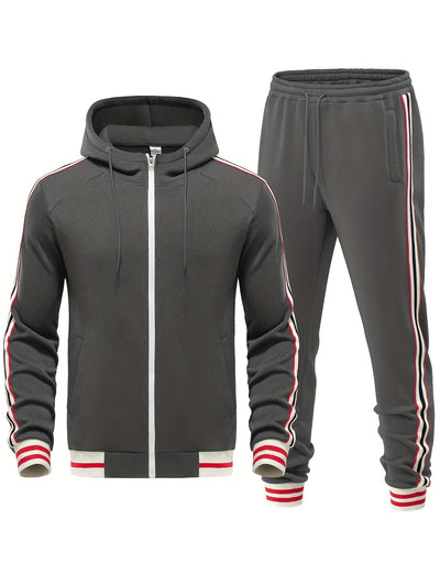 Stylischer Trainingsanzug mit Modernem Streifenlook 6