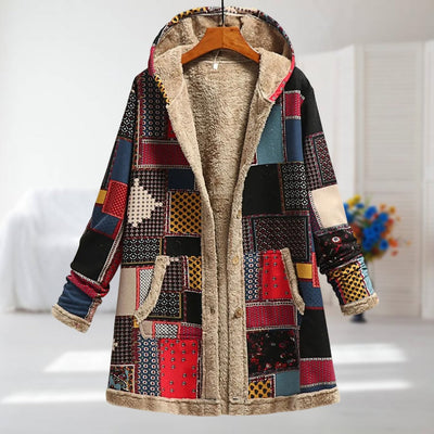 Kamellie – Leichte Winterjacke mit Kunstfellfutter