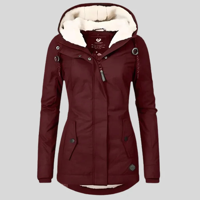 Wasserdichte Winterjacke mit praktischer Kapuze 6