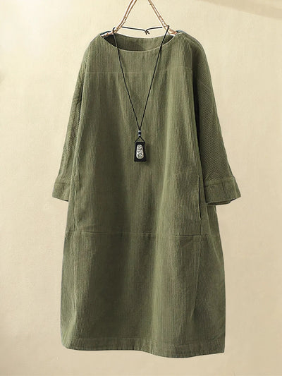 Anna | Corduroy Tunika Kleid