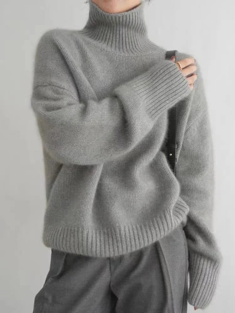 LOTTIE™ | CASHMERE-PULLOVER MIT STEHKRAGEN