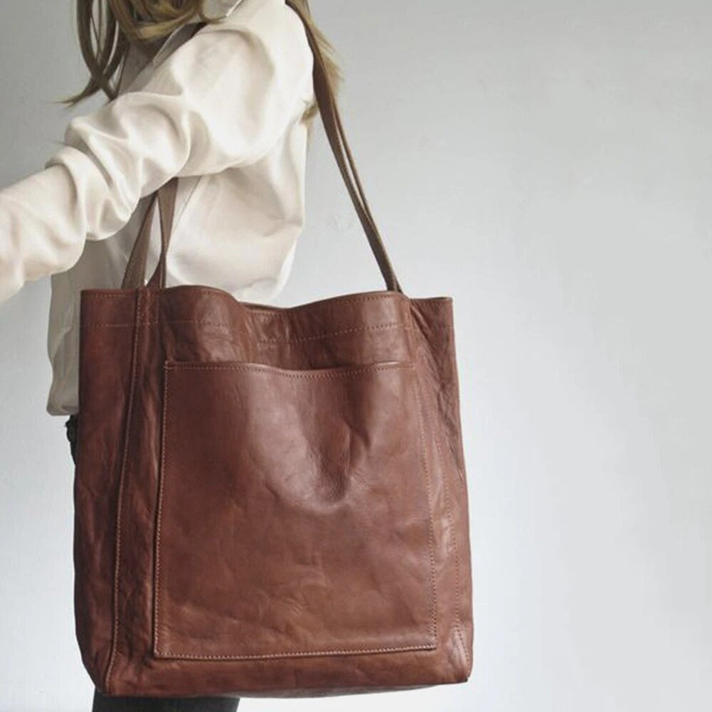 Lexi | Geräumige Leder-Tote-Tasche