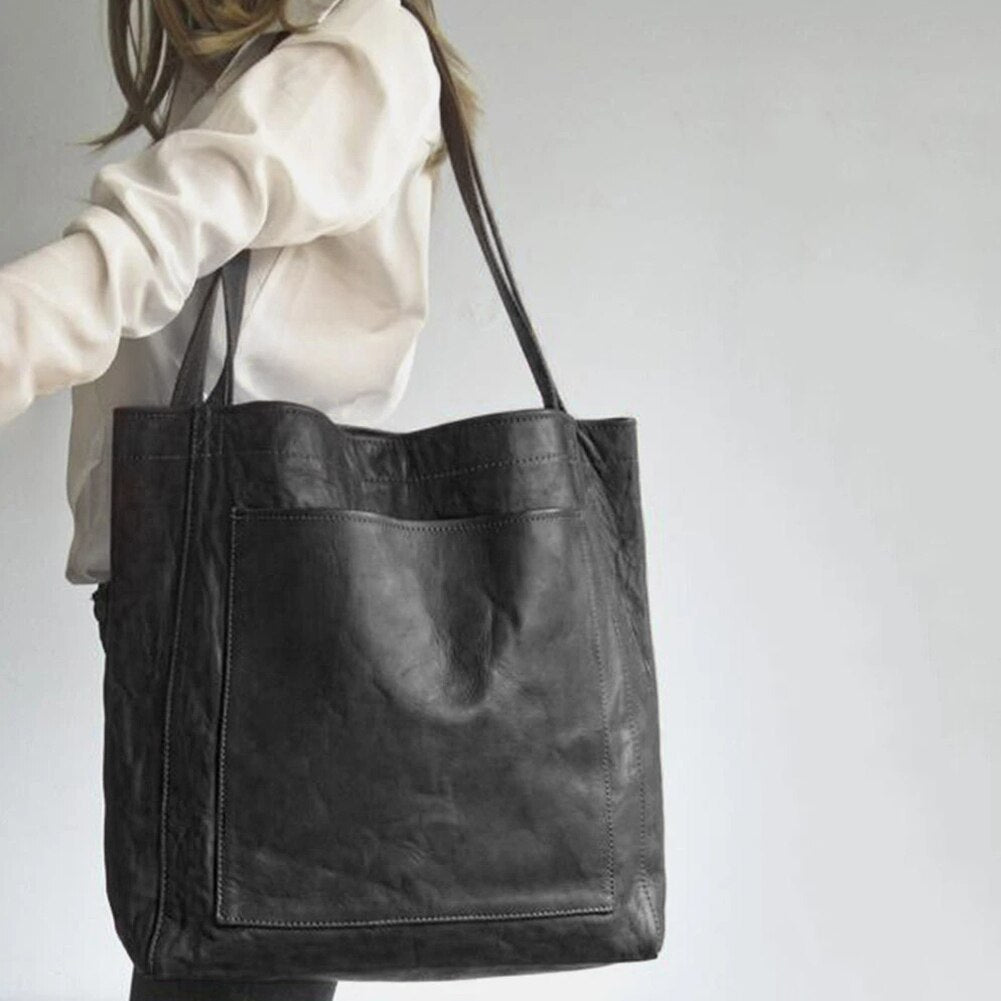 Lexi | Geräumige Leder-Tote-Tasche
