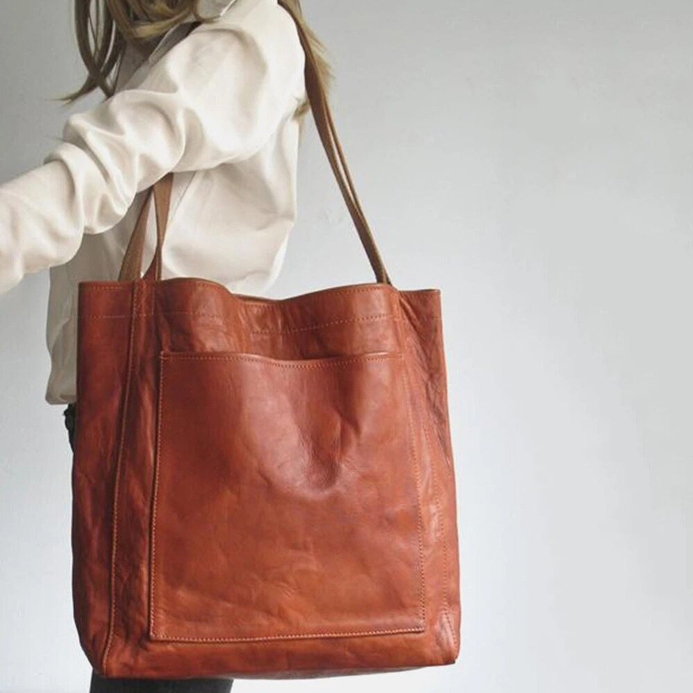 Lexi | Geräumige Leder-Tote-Tasche