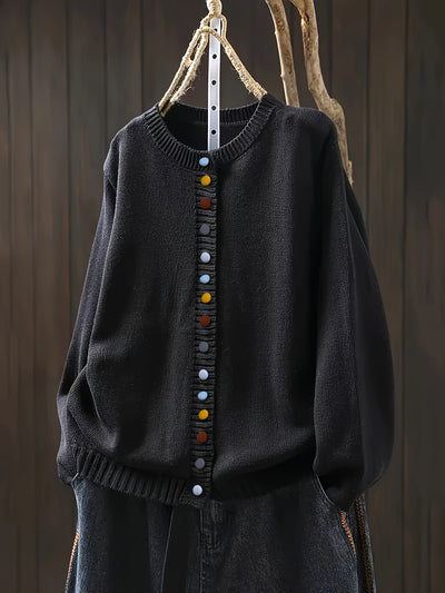 Karita™ | Klassische Strickjacke