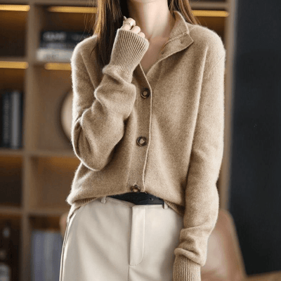 Anny | Luxuriöser Cashmere Strickcardigan