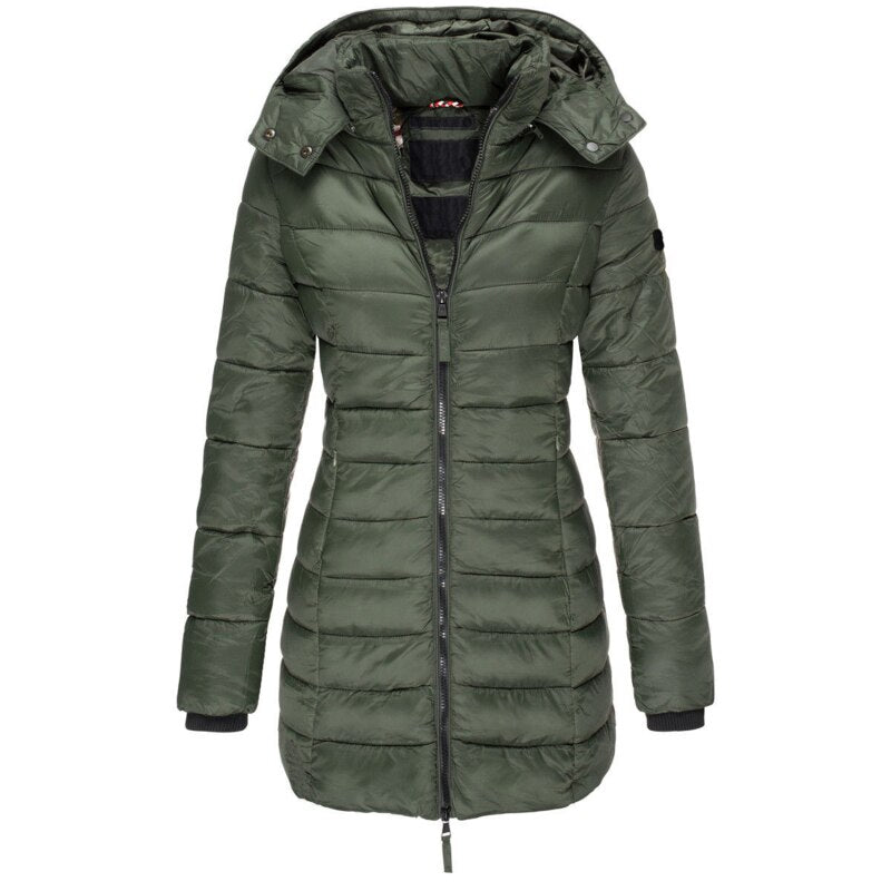Lara – Lange Daunenjacke