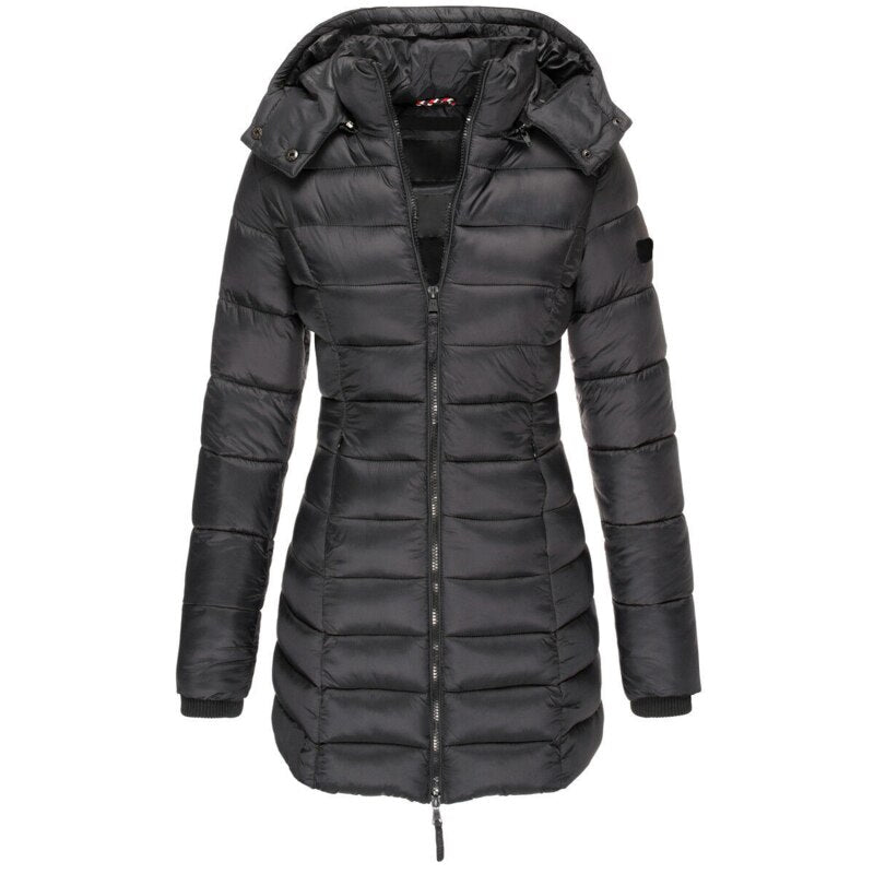 Lara – Lange Daunenjacke